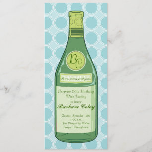 Wine Bottle Rings Party & Shower Invitation