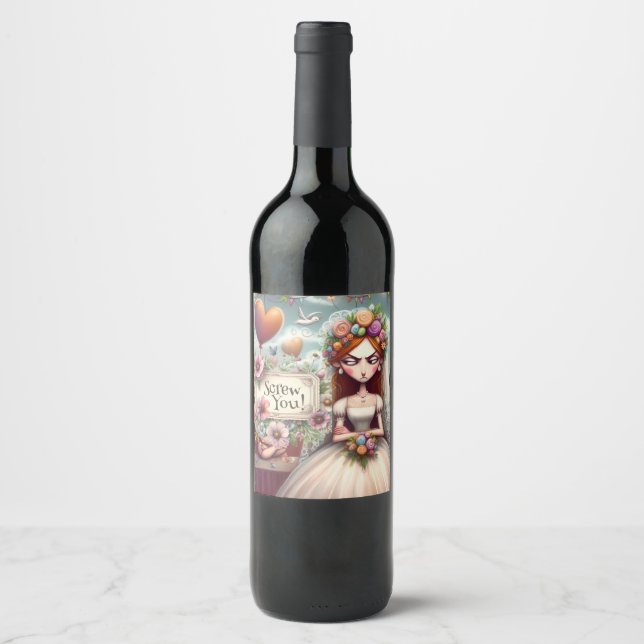 Wine bottle sticker (Front)