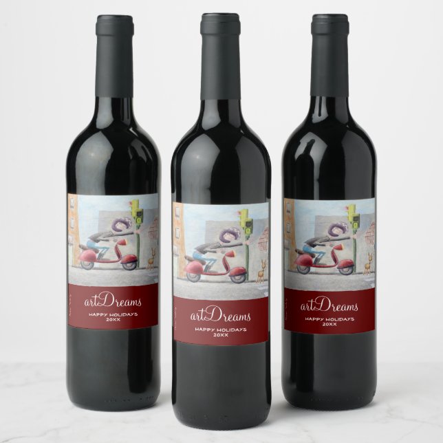 Wine Bottle template Label (Bottles)
