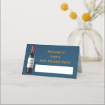 Wine Bottle Vintage Year Place Card<br><div class="desc">Designed for any milestone or vintage year celebrations.</div>