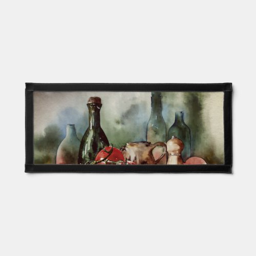 Wine Bottles Cheese   Tomatoes Pennant
