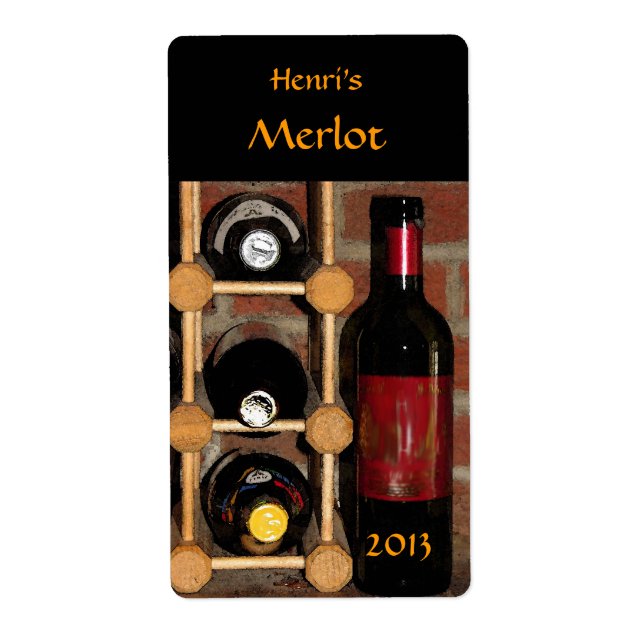 Wine Bottles Label (Front)