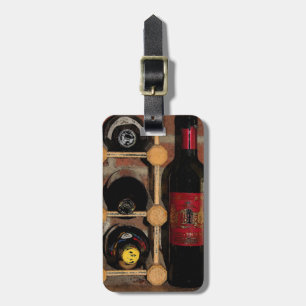 Wine Bottles Luggage Tag