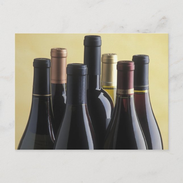 Wine Bottles Postcard (Front)