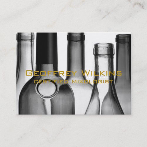 Wine Bottles Professional Business Cards