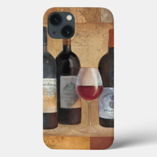 Wine Bottles with Glass iPhone 13 Case