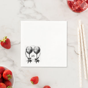 Wine Bows Napkins