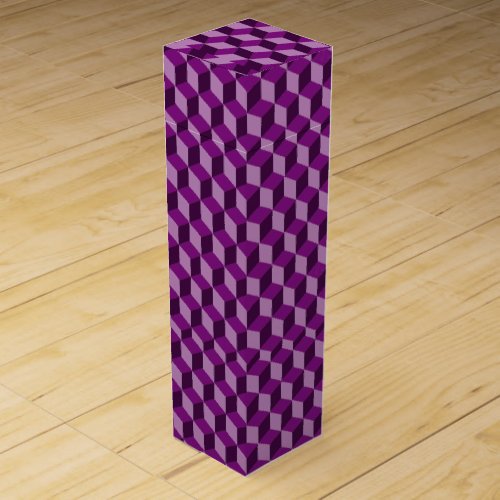 Wine Box _ Block Illusion _ Three Shades