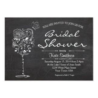wine bridal shower invitations