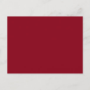 Wine Burgundy Dark Blood Red Color Only Postcard