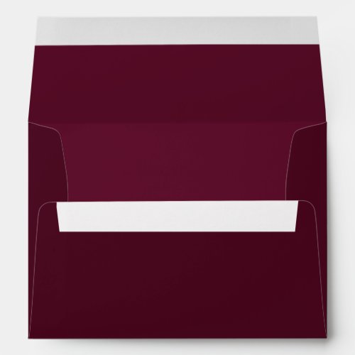 Wine Burgundy  Plum minimalist fall wedding Envelope