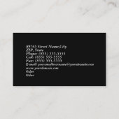 Wine Business Business Card (Back)