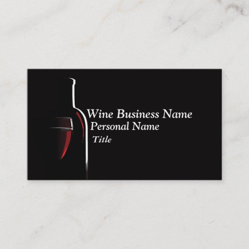 Wine Business Business Card