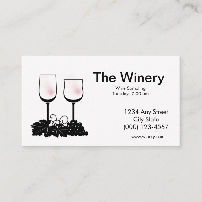 Wine Business Card (Front)