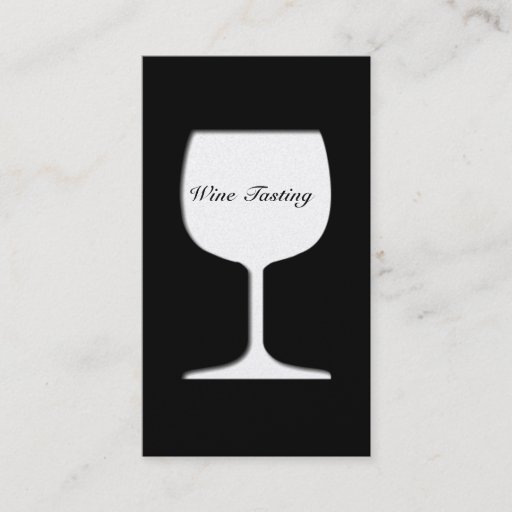 Customizable Wine Business Card