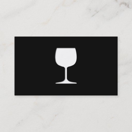 Customizable Wine Business Card
