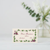 Wine Business Card (Standing Front)