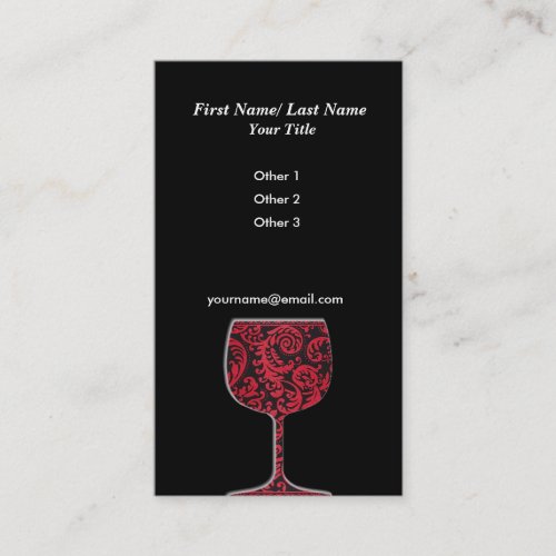 Wine Business Card