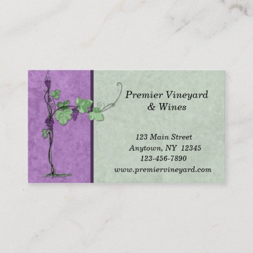 Wine Business Card