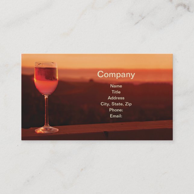 Wine Business Cards (Front)