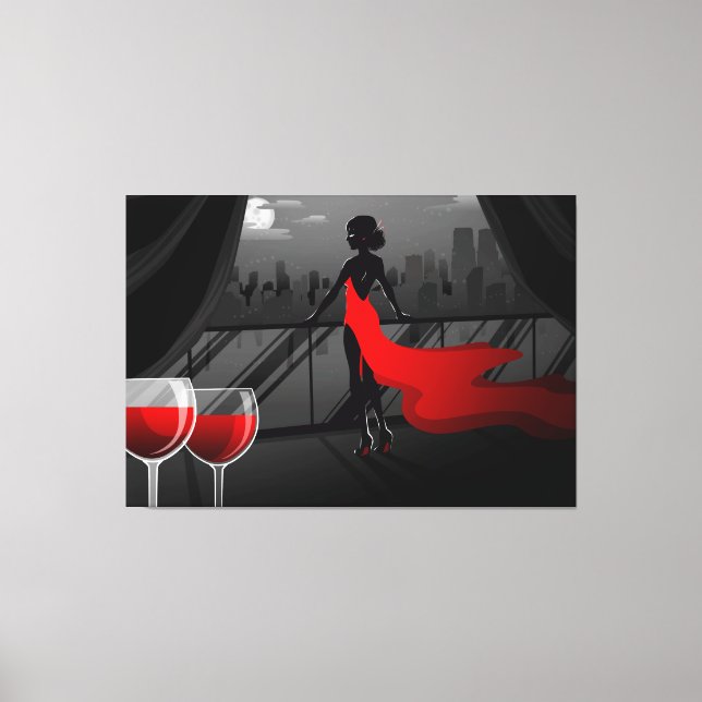 _wine canvas print (Front)