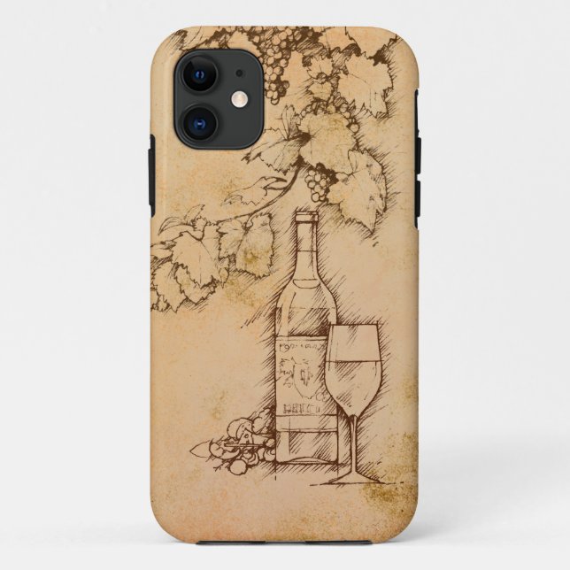 Wine Case-Mate iPhone Case (Back)