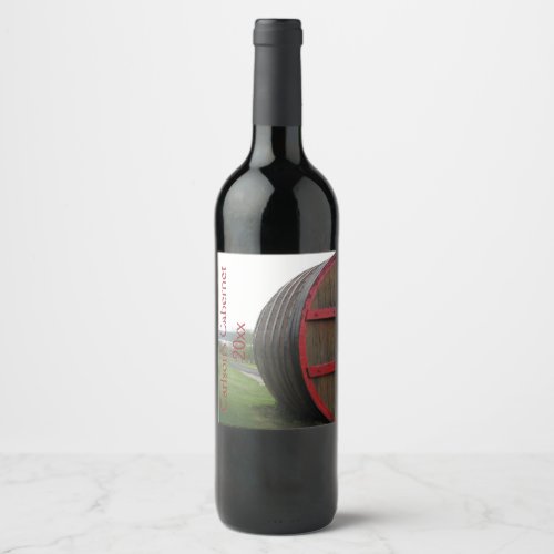 Wine Cask Design Wine Label