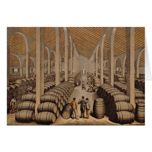 Wine Cellar at Jerez de la Frontera Cards (Front Horizontal)