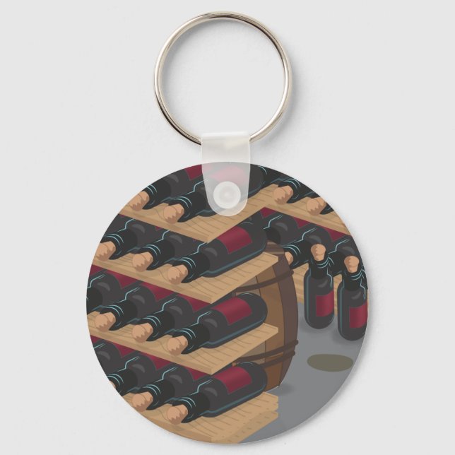 Wine Cellar Keychain (Front)