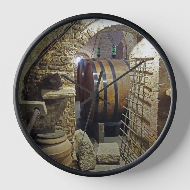 Wine Cellar Wall Clock (Front)