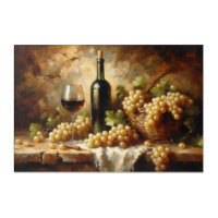 Wine Cellar Winery Grapes Still Life
