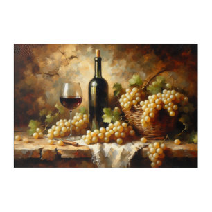 Wine Cellar Winery Grapes Still Life Acrylic Print