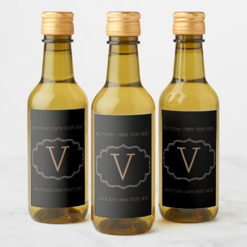 Wine /champ/water/beer/liqour Label (4" X 3.5") by CREATIVEWEDDING at Zazzle