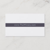 Wine & Champagne Business Card (Back)