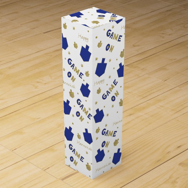 Wine Chanukah Box Game On (Front)