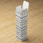 Wine Chanukah Box Personalize<br><div class="desc">Personalize by deleting "Happy Chanukah The Steins' on wine box and using your favorite message with a font style, color, and size of your choice. Lots of text editing tools, too. Make it fun! Thanks for stopping and shopping by. Your business is greatly appreciated. Enjoy! Chag Chanukah/Hanukkah!!! Style: Wine Gift...</div>