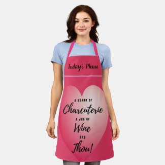 Wine Charcuterie and You! Apron