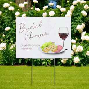 Wine & Charcuterie Bridal Shower Sign