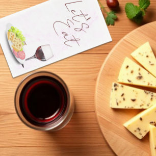 Wine & Charcuterie Engagement Party Paper Guest Towels