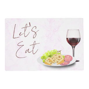 Wine & Charcuterie Placemat