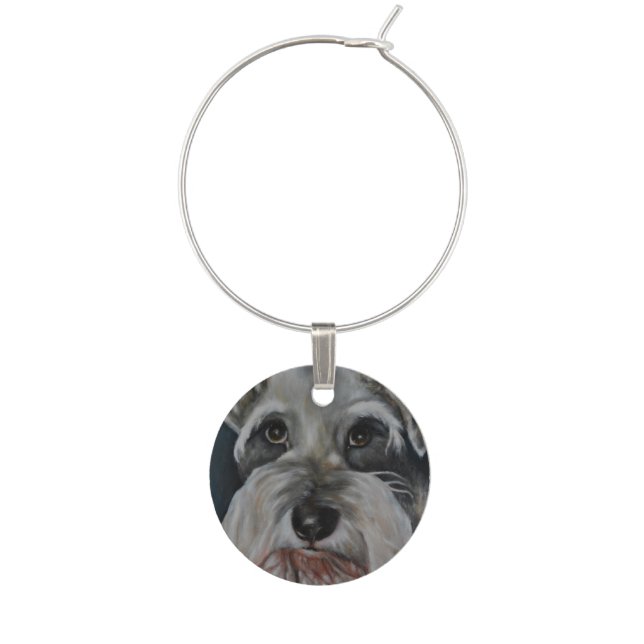 Wine Charm Collection - Miniature Schnauzer (Front)