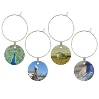 Wine Charms - Birds