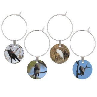 Wine Charms - Birds v2