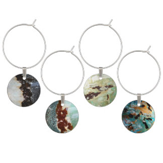 Wine charms -organic textures
