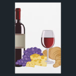 Wine & Cheese<br><div class="desc">Time to celebrate with this perfect design to please the vino connoisseur! This cool design will look good on cocktail napkins, kitchen decor and more!</div>