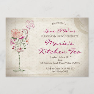 Wine & Cheese Birthday Invitation