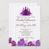 Wine & Cheese Bridal Shower Invitation (Front/Back)