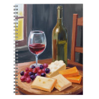Wine & Cheese | Oil Painting Charcuterie
