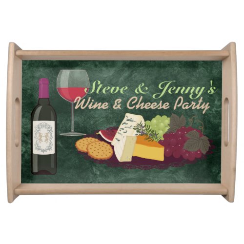 Wine  Cheese Party Serving Tray