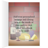 Wine Cheese Table Scene Cards (Inside (Right))